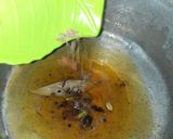 A picture of step 3 of Green Peas biryani.