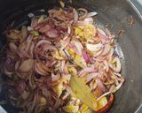 A picture of step 3 of Khada Masala Gosht.
