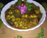 Brinjal-Green Pigeon Peas (Tuvar Dana) ki Sabji recipe step 7 photo