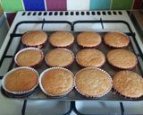A picture of step 8 of Vickys Pina Colada Cupcakes, GF DF EF SF NF.