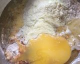 A picture of step 2 of Beans pancake.