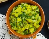 A picture of step 3 of Bateta nu kaachu (Uncooked potato sabzi).
