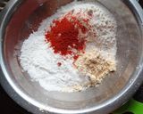 A picture of step 1 of Onion Pakoda.