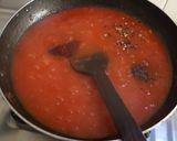 A picture of step 2 of Veg lasagna.