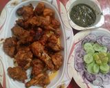 A picture of step 4 of Chicken fry tikka.