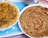 A picture of step 6 of Omlate Bread 🍞 my fvrt healthy breakfast 😋.