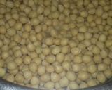 A picture of step 1 of Dahi chana chaat .