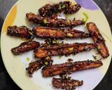A picture of step 4 of Crispy honey chilli baby corn.