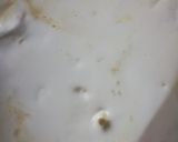 A picture of step 4 of Easy no bake bread cake.
