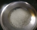 A picture of step 7 of Badami halwa.