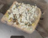 A picture of step 4 of Mushroom Zucchini Bread Pizza.