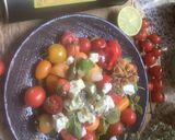 Une image de l'étape 10 de 🍒Cherry tomato 🍅 🥒🌗feta salad🥗.