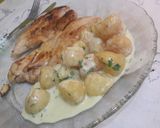 Foto del paso 8 de la receta: Pechuguitas con papas noisette y crema de leche ~