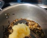 A picture of step 1 of Chicken or chane ki daal.