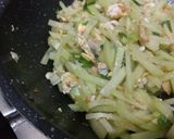 Foto langkah ke 7 dari resep Tumis labu siam telur ebi sederhana ala bujang.