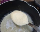 A picture of step 2 of Kakara pitha (suji dumplings).