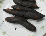 A picture of step 1 of Shakar Kand Chaat.