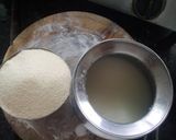 A picture of step 1 of Schezwan Dhokla Sandwich.