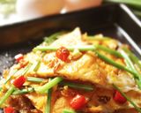 Hình bước làm 4 của món Trứng xào cay