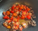 Foto del paso 2 de la receta: Spaghettis n5 con calamares y aceitunas