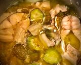 A picture of step 5 of Bún Mắm.