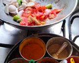 A picture of step 3 of Cauliflower with Potato sabji Gobhi ki sabji.