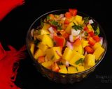 A picture of step 5 of Mango Salsa#Saladcontest.