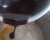 Foto langkah ke 7 dari resep Brownies Kukus Ketan Hitam motif Batik.