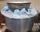 A picture of step 10 of Matar pulao.
