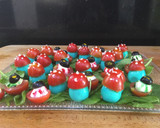 Foto del paso 6 de la receta: Setas 🍄 monstruosas y ojitos de mozzarella para Halloween 🎃