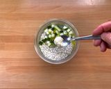 Foto del passaggio 4 della ricetta Risotto con Gamberi Pancetta e Zucchine in Vasocottura al Microonde ​