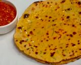 A picture of step 4 of Baisan ke parathay.