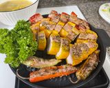 Hình bước làm 3 của món Ớt trái cây nhồi chả thác lác
