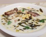 Pas rețetă Ciorbă de salată cu slănină afumată 2 fotografie