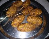 A picture of step 3 of Vegetable Kababs.