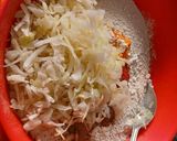 A picture of step 2 of Amarnath flour with cabbage paratha.