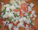 A picture of step 4 of Veg korma.