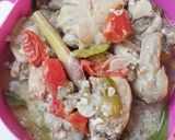 A picture of step 5 of Garang Asem Chicken with Coconut Milk ~ No Wrapping.