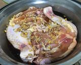 รูปขั้นตอนการทำที่ 1 ของ ไก่นึ่งซอสโชยุ