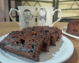A picture of step 7 of Banana chocochip cake.