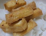 Hình bước làm 2 của món Mì lá tươi đậu hũ nước tương
