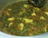 A picture of step 5 of Allu palak.