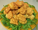 Foto del paso 11 de la receta: Buñuelos de langostinos con mayonesa de azafrán