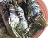 Foto langkah ke 12 dari resep Nasi Bakar All Varian (ada isi rendang, isi ayam teri, ikan P).