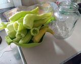 Foto del paso 1 de la receta: Ajíes en vinagre