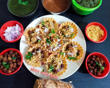 चना कैनेपी चाट (Chana Canapes Chat Recipe In Hindi) रेसिपी चरण 2 फोटो