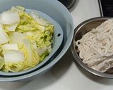 Foto langkah ke 1 dari resep Udon rebus topping ayam suwir.