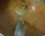 A picture of step 5 of Masoor dal.
