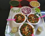 A picture of step 15 of Ghuugni Chaat.