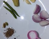 A picture of step 1 of Steamed Mutton rice flowers.